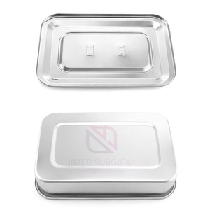 Bandeja de Instrumentos Quirúrgicos de Acero Inoxidable JIMED, Bandeja Organizadora Quirúrgica Manual para Uso Médico y Dental OEM - Product Image 1