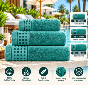 Ensemble de serviettes de bain super luxueuses 600 GSM, logo brodé, couleur unie personnalisée, douces pour la peau, séchage rapide, serviettes de salon pour hommes et femmes - Product Image 4