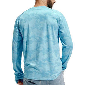 Camisetas de Pesca con Protección Solar UPF 50+ para Hombre, Camisetas de Senderismo de Manga Larga de Secado Rápido con Camuflaje, Protección UV, Tallas Grandes, para Actividades al Aire Libre - Product Image 5