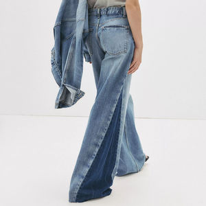 Elegante Traje de Mezclilla para Mujer, para Oficina y Uso Casual, Corte Ajustado Moderno, 100% Algodón, Transpirable y de Secado Rápido, Listo para el Verano - Product Image 3