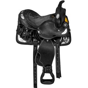 Selle de dressage d'endurance en cuir véritable respirante, confortable et durable, personnalisable, fabrication pakistanaise, vente en gros - Product Image 1