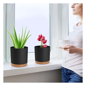 Mini pot de fleurs en liège durable pour une utilisation décorative - Product Image 2