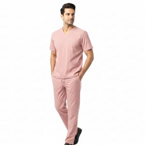 Uniforme Médico de Algodón para Hombre, Ropa de Hospital, Proveedor OEM Personalizado, Trajes Médicos Transpirables y Cómodos para Hombre OEM - Product Image 1