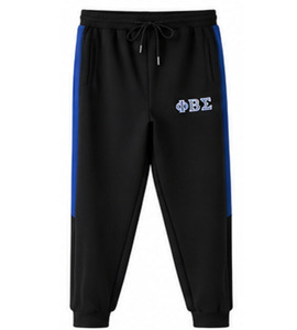Zeta Phi Beta Sorority Embroidery <b>Men</b> 100% Cotton Fleece Hooded Winter Tracksuit ZPB Sorority Embroidered Custom Made Greek - Product Image 4
