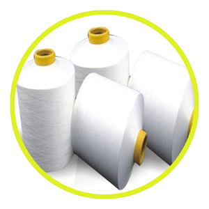 เส้นด้ายโพลีเอสเตอร์สีขาวดิบ NIM DTY 75/34 เดนิเยร์ สำหรับงานถัก ปัก และทอผ้า - เป็นมิตรกับสิ่งแวดล้อม ทนทานสูง - Product Image 2