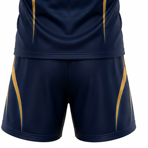Ensemble d'uniformes de rugby de championnat avec impression personnalisée du nom et du numéro, maillot sublimé haute performance et short assorti - Product Image 4