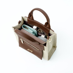 Hody CILLIE Microfiber Leather Fashion Durable Portable Zipper Bag with Medium Capacity Soft Handle for Travel - Product Image 2