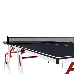 Tavolo da Ping Pong Portatile Grigio Antracite Pieghevole in Quattro con Rete, Racchette e Palline in MDF - Product Image 5