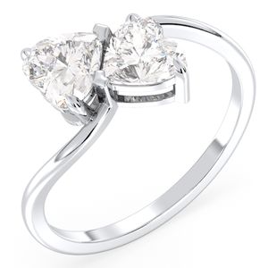 Bagues de fiançailles solitaires REYES minimalistes en argent sterling 925 et moissanite pour femmes, bijoux raffinés en or 14 carats pour anniversaire - Product Image 2