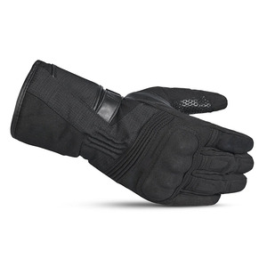Premium Quality Leather Taslan Fabric Winter Motorcycle Racing <b>Gloves</b> TPU Coated Carbon Shell <b>Touch</b> Screen Waterproof Breathable - Product Image 5