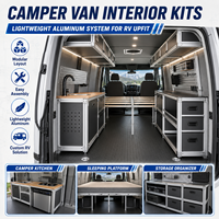 Leichte Aluminium-Wohnmobil-Innenausstattungssets mit Einfachem Installationsdesign für RV-Umbauten