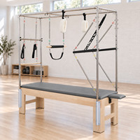 Équipement de Pilates directement de l'usine, repose-tête réglable, table de trapèze Cadillac en érable massif pour les centres de formation des enseignants