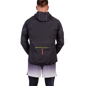 <b>Lightweight</b> <b>Running</b> Winter <b>Jacket</b> With Wind Resistant Fabric And Breathable Mesh Lining For Outdoor Training - Product Image 3