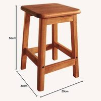Table d'appoint en bois massif de 20 pouces pour la maison, la cuisine, le salon, la chambre à coucher, meuble d'appoint d'angle