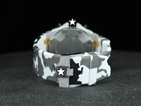Montre personnalisée pour homme, style vintage, sport, hip-hop, avec bracelet en acier inoxydable et cuir véritable, 20 mm, 41 mm, verre, diamant moissanite, unique