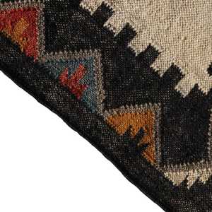 Tapis Kilim en jute et laine tissés à la main, compacts et élégants, pour la décoration de la maison, salon, chambre et bureau - Product Image 5