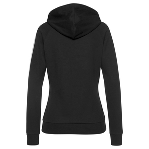 Sweat à capuche en molleton noir unisexe avec logo personnalisé, style décontracté, chaud, streetwear, en coton épais, avec poche kangourou et cordon de serrage - Product Image 5