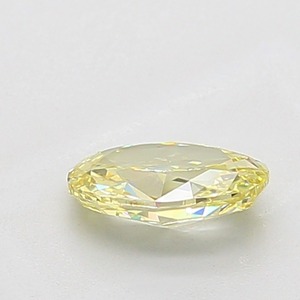 Diamant de haute qualité 1,01 ct, jaune fantaisie, forme ovale, VS2, excellente taille, pierre précieuse non montée - Product Image 3