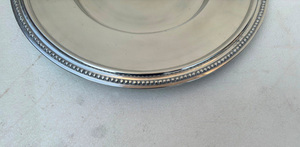 Assiettes de présentation créatives en aluminium moulé, métal argenté brillant, pour mariages, événements et décorations de fête, disponibles à prix de gros - Product Image 6