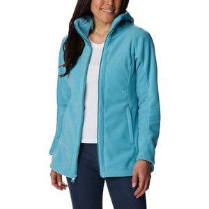 Veste polaire zippée intégrale pour femme, col montant, chaude, coupe ajustée, décontractée, pour l'extérieur, sweat-shirt d'hiver, sweat à capuche thermique pour femme - Product Image 2
