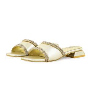 Golden FN7948 Sandalias de tacón Zapatilla elegante con diseño intrincado - Product Image 3