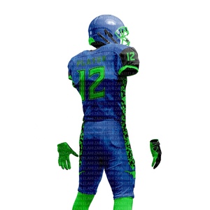 Uniformes de Fútbol Americano Cortos y Transpirables Hechos en Pakistán, Más Vendidos, con Nombre y Número Personalizados, Impresión por Sublimación, Elegantes - Product Image 6