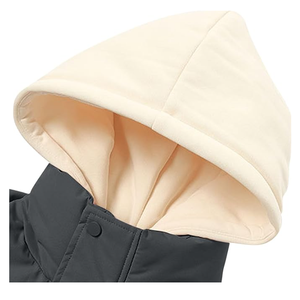 Veste d'hiver unisexe de haute qualité à capuche, vêtement d'extérieur chaud, rembourrée et épaisse, veste streetwear, veste matelassée résistante à l'eau - Product Image 6