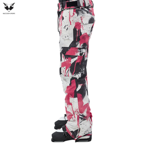 Créez Votre Propre Vêtement de Sport d'Hiver Haute Performance pour l'Extérieur : Pantalon de Ski Imperméable en Polyester avec Imprimé Graphique Streetwear - Product Image 3