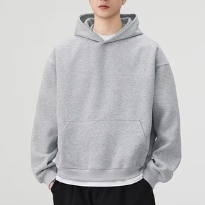 Sudadera con Capucha Personalizada con Logotipo, Corte Holgado para Hombre, con Bolsillo, 100% Algodón, Sudadera Holgada de Alta Calidad para Hombre - Product Image 1