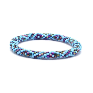 Made in Nepal Modern Design Premium Quality Beautiful Handmade Crochet <b>Needle</b> Glass <b>Beads</b> Women's Bracelets for Bulk Buyers - Product Image 1