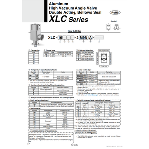 Vanne d'angle XLC-25-2M9 à vide élevé SMC Pneumatics - Product Image 2