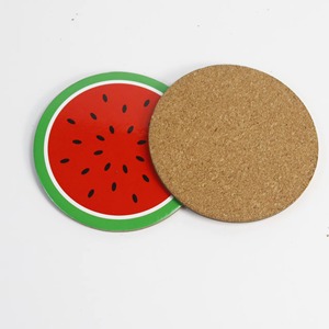 Posavasos Redondos Hechos a Mano de MDF para Sublimación con Base de Corcho, 10 cm de Diámetro, de REHMAN CRAFT - Product Image 4