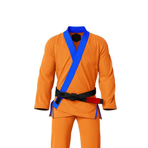 Uniforme de BJJ pour hommes au design très demandé, prix raisonnable, anti-plis, vente chaude, uniforme de BJJ pour hommes à manches longues avec tissu dernier cri - Product Image 4