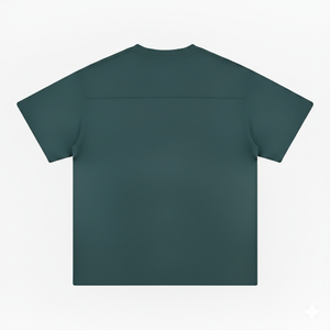 Camiseta de Hombre al por Mayor, Personalizada, Ecológica, de Algodón/Fibra de Bambú, Cuello Alto, con Logotipo Impreso en la Parte Delantera - Product Image 2