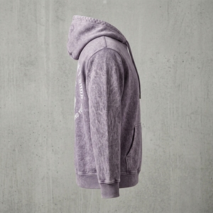 Sweat à capuche pour homme, style hiver, délavé à la pierre, avec impression personnalisée, nouveau style délavé à l'acide - Product Image 4