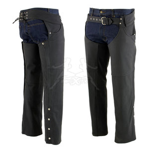 New Stock Full Leather <b>Chaps</b> Adjustable Fit Full Leather <b>Chaps</b> Crafted For Comfort And Lasting Performance - Product Image 2