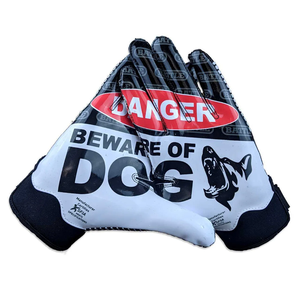 7v7 Silicon gel Gloves High Quality Custom flag American Football Receiver Gloves Durable Anti Slip Grip Youth Adult rubber logo - Product Image 1