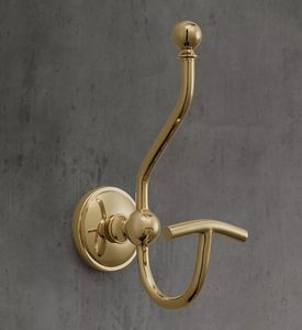 Decorative Brass Wall <b>Hooks</b> Premium Hanging Accessory For <b>Bathroom</b> Bedroom Kitchen Entryway Organizer - Product Image 4