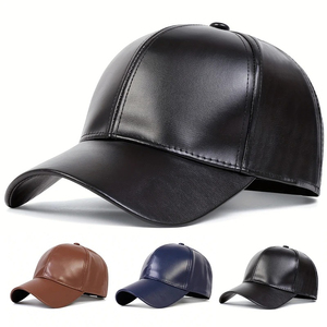 High-Quality Suede Leather Cap Classic Fall Fashion Men's Vintage Genuine Leather Newsboy Cap Retro <b>Flat</b> <b>Hat</b> - Product Image 5