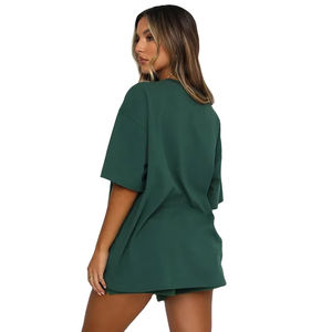 Fabricante Mayorista OEM Conjunto Deportivo de Invierno para Mujer con Cremallera, Top Corto de Manga Corta y Shorts de Cintura Alta, Logotipo Personalizado, Fitness - Product Image 6