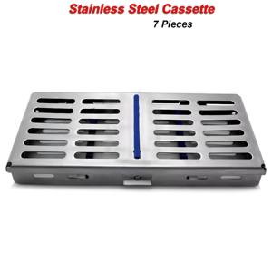 Cassette de 7 instruments dentaires en acier inoxydable, plateau pour détartreurs, stérilisation chirurgicale, certifié CE, Java Surgical - Product Image 2