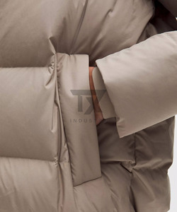 Veste matelassée respirante en toile pour femme avec coque en nylon, entièrement personnalisable et au design tendance - Product Image 5