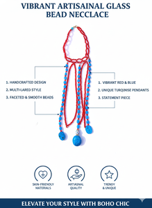 Fashionable Multi Coloured Glass Beaded Necklace Bracelet Set Boho Seed <b>Bead</b> Choker For Women Luxury Summer Jewelry 2Pcs Set - Product Image 6