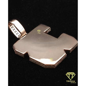 Personalized <b>Number</b> 35 Pendant Lab Grown Diamond GIA Certified 925 Sterling Silver Hip Hop Necklace Iced Streetwear Jewelry Gold - Product Image 6