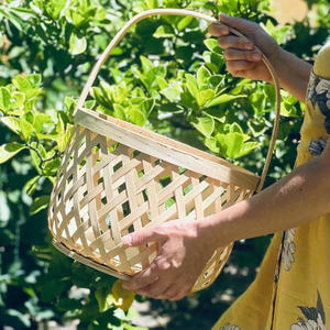 Panier en bambou pour les détaillants et les distributeurs, offrant une solution pratique de rangement et de présentation pour les magasins - Product Image 2