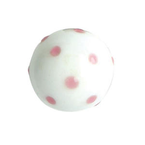 Bouton de meuble artisanal de luxe en céramique florale, motif pois peint à la main pour armoires et placards - Product Image 5