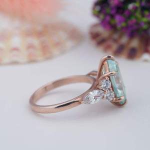 Jewelry, Eyewear, Watches & Accessories > <b>Fine</b> Jewelry > Moissanite Jewelry > Moissanite <b>Rings</b> - Product Image 2