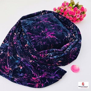 Tissu en velours imprimé multicolore pour robes de mode, vêtements, décoration intérieure, textile, fabricant sur mesure, fournisseur OEM ODM - Product Image 5