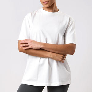 Camisetas personalizadas para mujer, color personalizado, algodón de 200 g/m², impresión de logotipo en serigrafía, venta al por mayor - Product Image 6