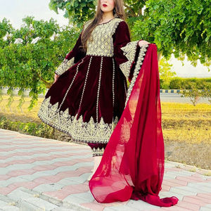 Vestido Afgano Kuchi Vintage de Última Moda para Mujer, Nuevo Diseño, 3 Piezas, Vestido Afgano para Fiesta, Nueva Llegada - Product Image 3